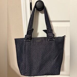Vera Bradley Dark Denim Quilted Tote
